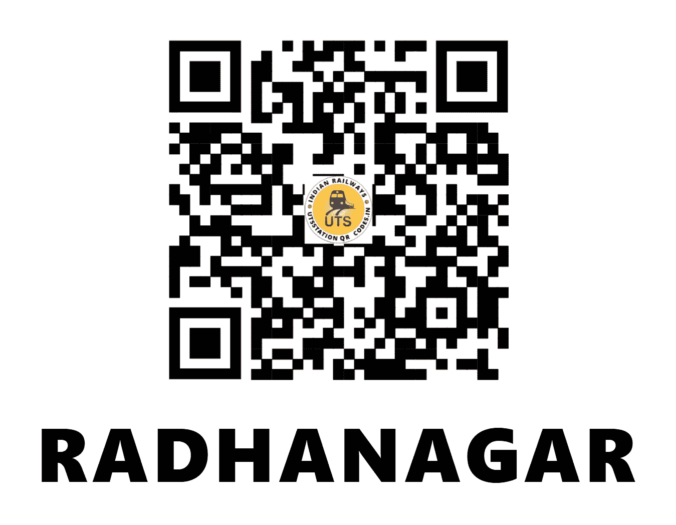 UTS QR Code for RADHANAGAR - RDR (SE - WEST BENGAL)